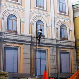 Варианты монтажа фальшфасада